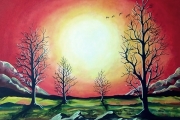 Sundown - Acrylic on Canvas 24X18
